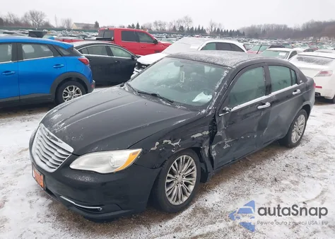 2012 Chrysler 200 Limited из США, поврежденный, VIN 1C3CCBCG2CN322000